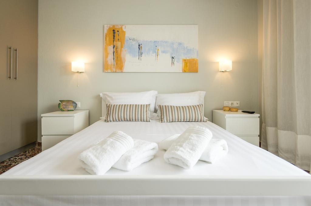 Ferienwohnung Sonnenhaus Olympiakí Aktí Zimmer foto